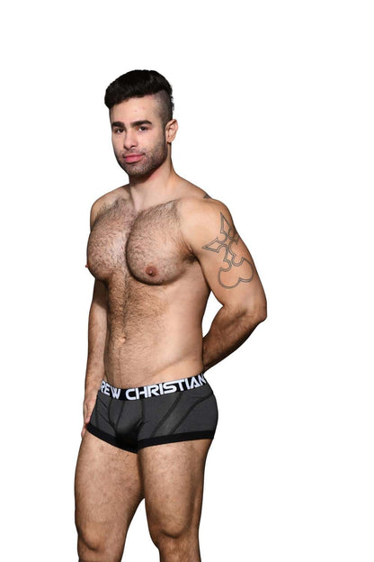 Andrew Christian Active Sports Boxer Charcoal