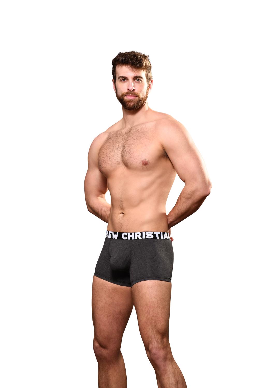 Andrew Christian ALMOST NAKED® Boxer Charcoal
