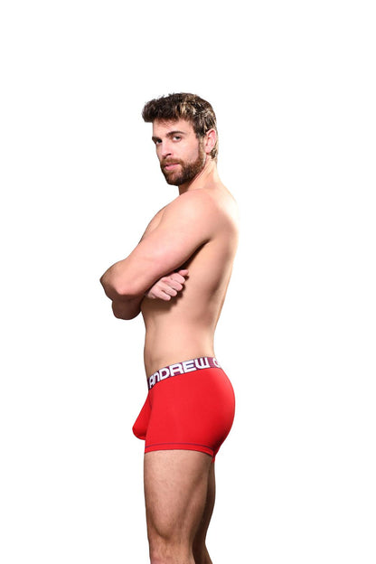 Andrew Christian ALMOST NAKED® Hang-Free Boxer Red