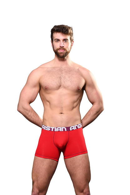 Andrew Christian ALMOST NAKED® Hang-Free Boxer Red