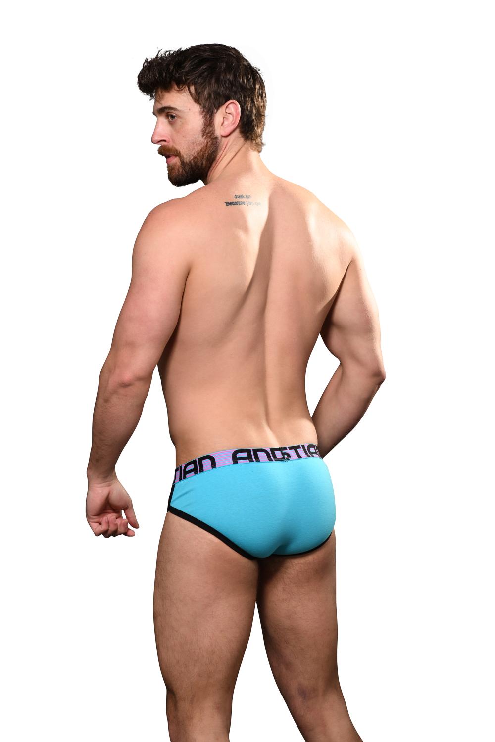 Andrew Christian ALMOST NAKED® RETRO BRIEF Aqua