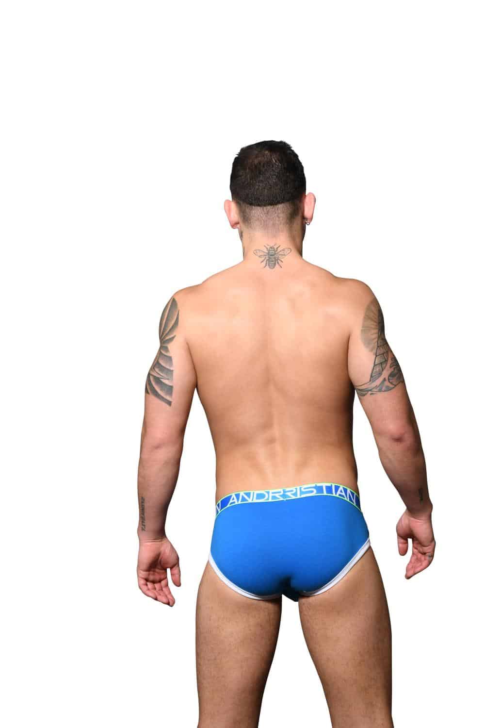 Andrew Christian ALMOST NAKED® Retro Brief Elect Blue
