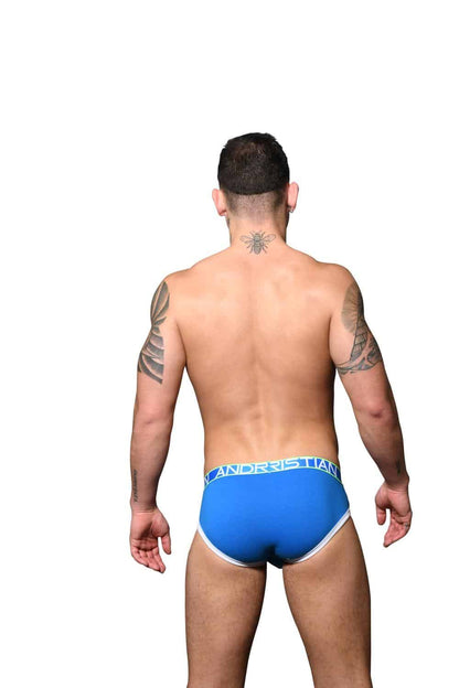 Andrew Christian ALMOST NAKED® Retro Brief Elect Blue