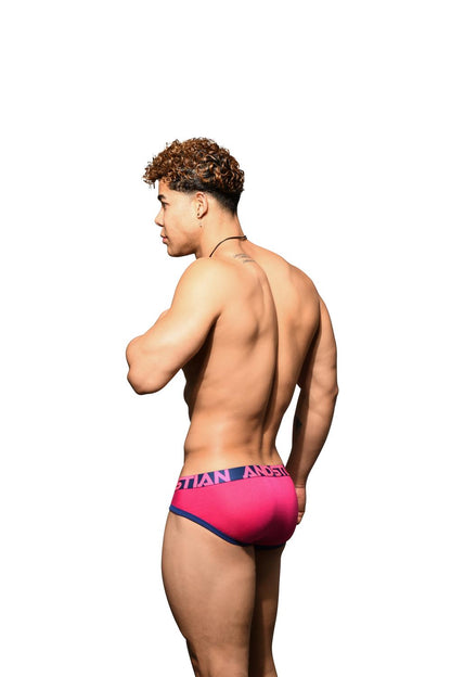 Andrew Christian CoolFlex Modal Active Brief w/ SHOW-IT® Fuchsia