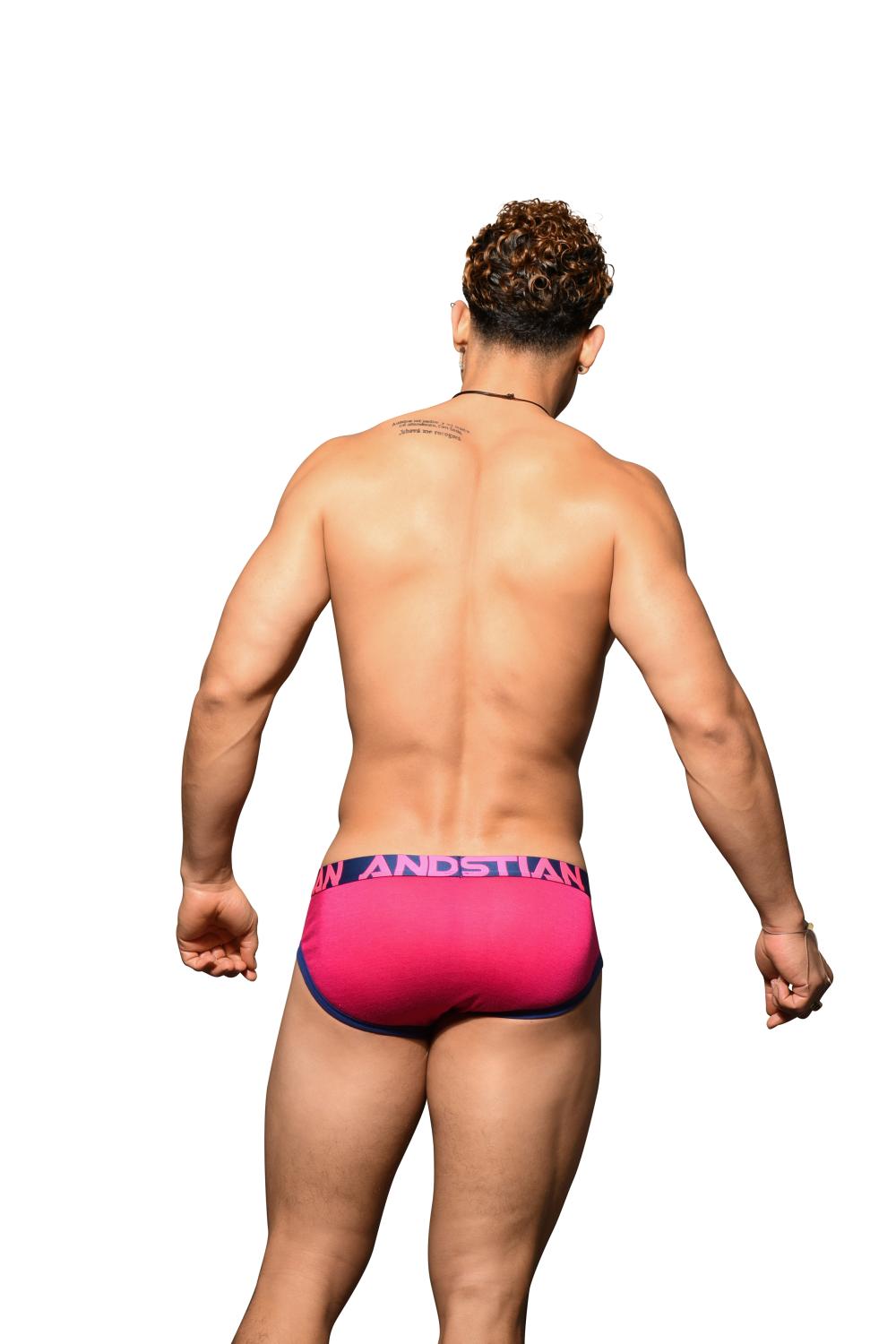 Andrew Christian CoolFlex Modal Active Brief w/ SHOW-IT® Fuchsia