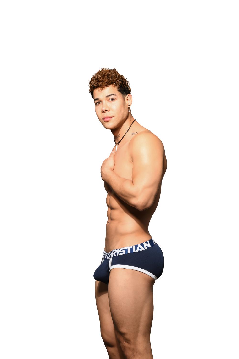 Andrew Christian CoolFlex Modal Active Brief w/ SHOW-IT® Navy