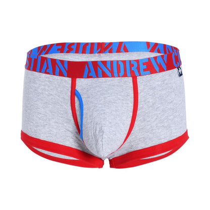 Andrew Christian Fly Tagless Boxer w/ ALMOST NAKED® Heather Grey