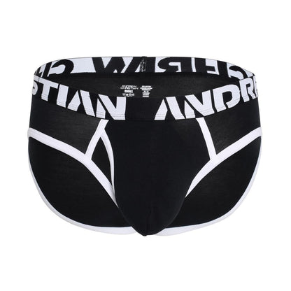 Andrew Christian Fly Tagless Brief w/ ALMOST NAKED® Black
