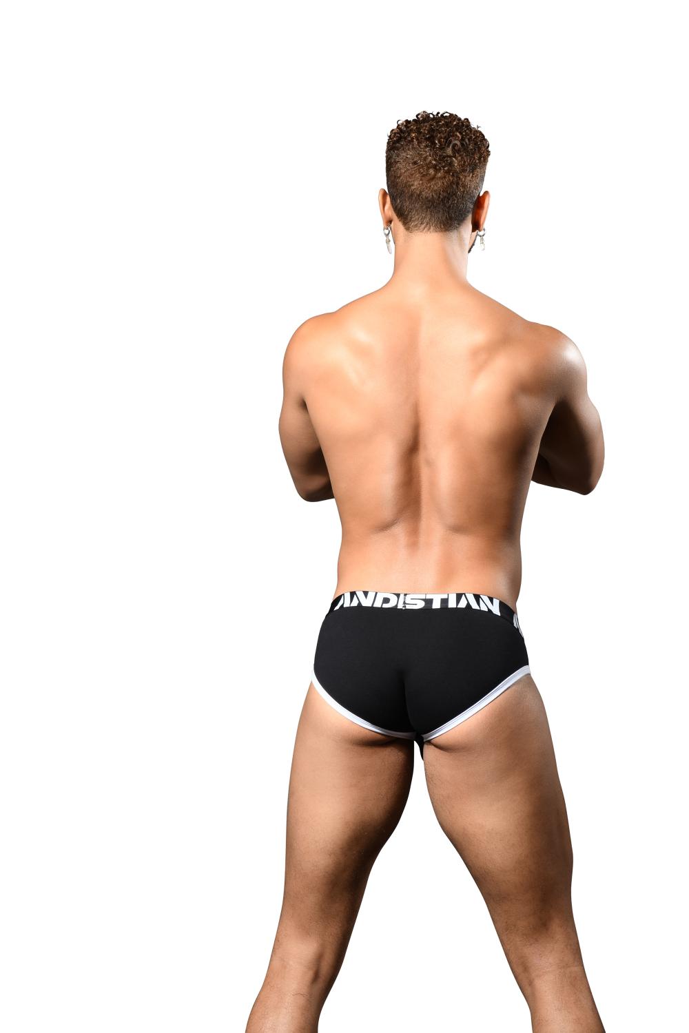 Andrew Christian Fly Tagless Brief w/ ALMOST NAKED® Black
