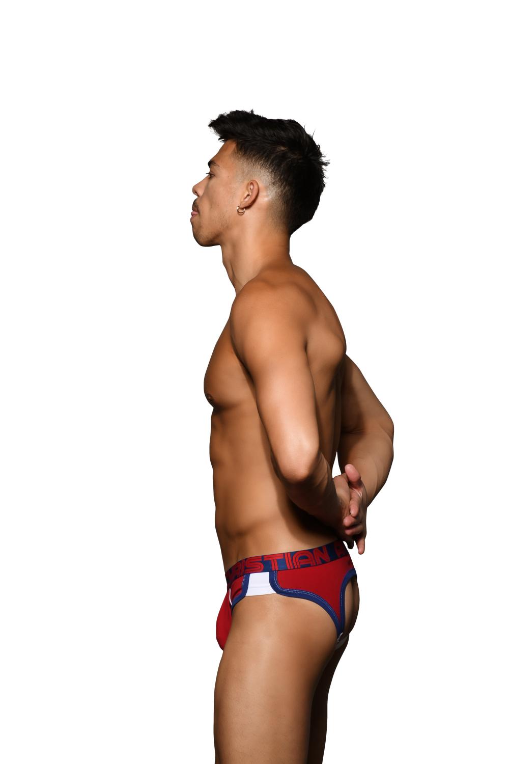 Andrew Christian SHOW-IT® Retro Pop Locker Room Jock Red