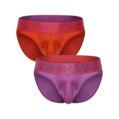 SUKREW Classic Brief Multipack 1x Vermilion + 1x Eminence
