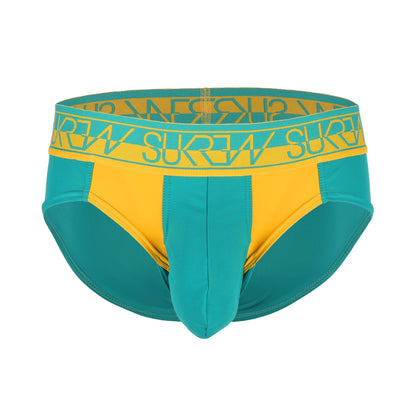 SUKREW BLOC Brief Teal/Mustard