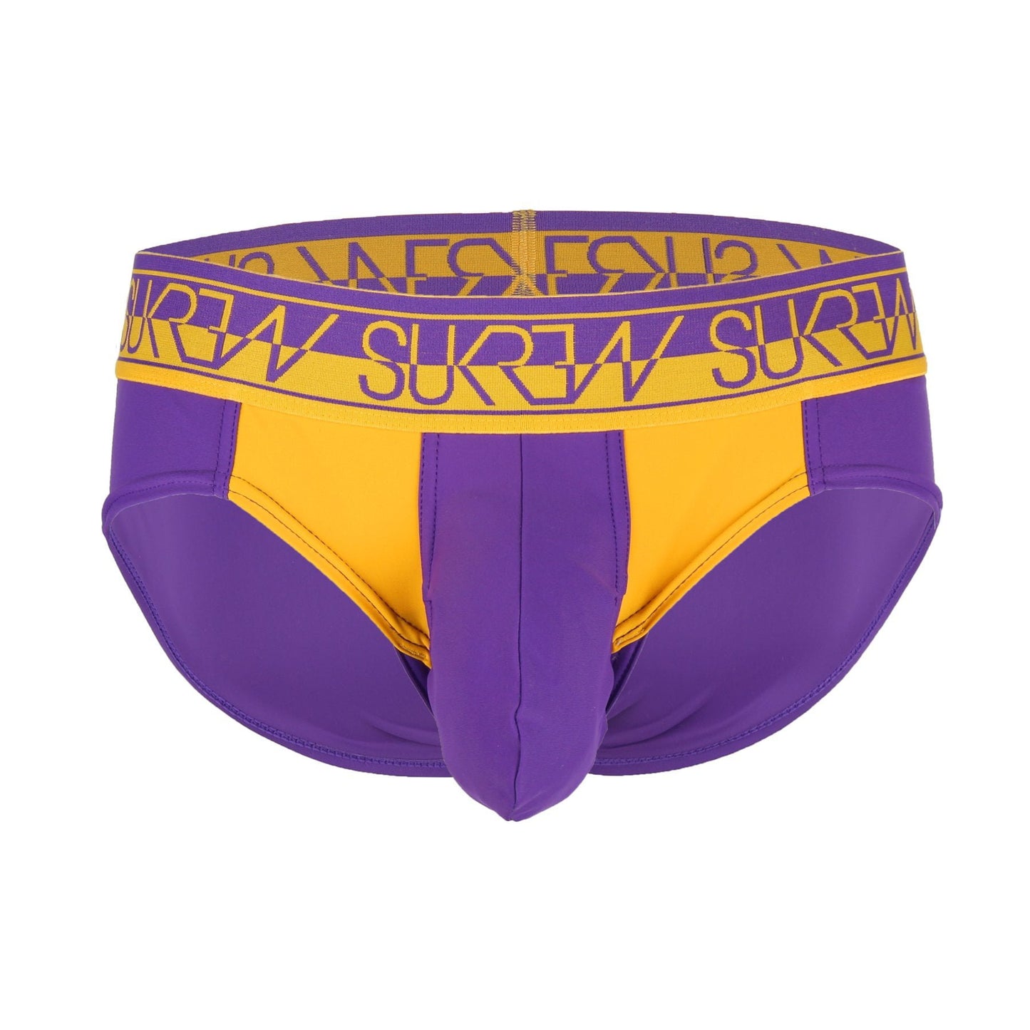 SUKREW BLOC Brief Purple/Mustard