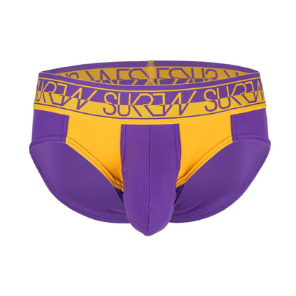 SUKREW BLOC Brief Purple/Mustard
