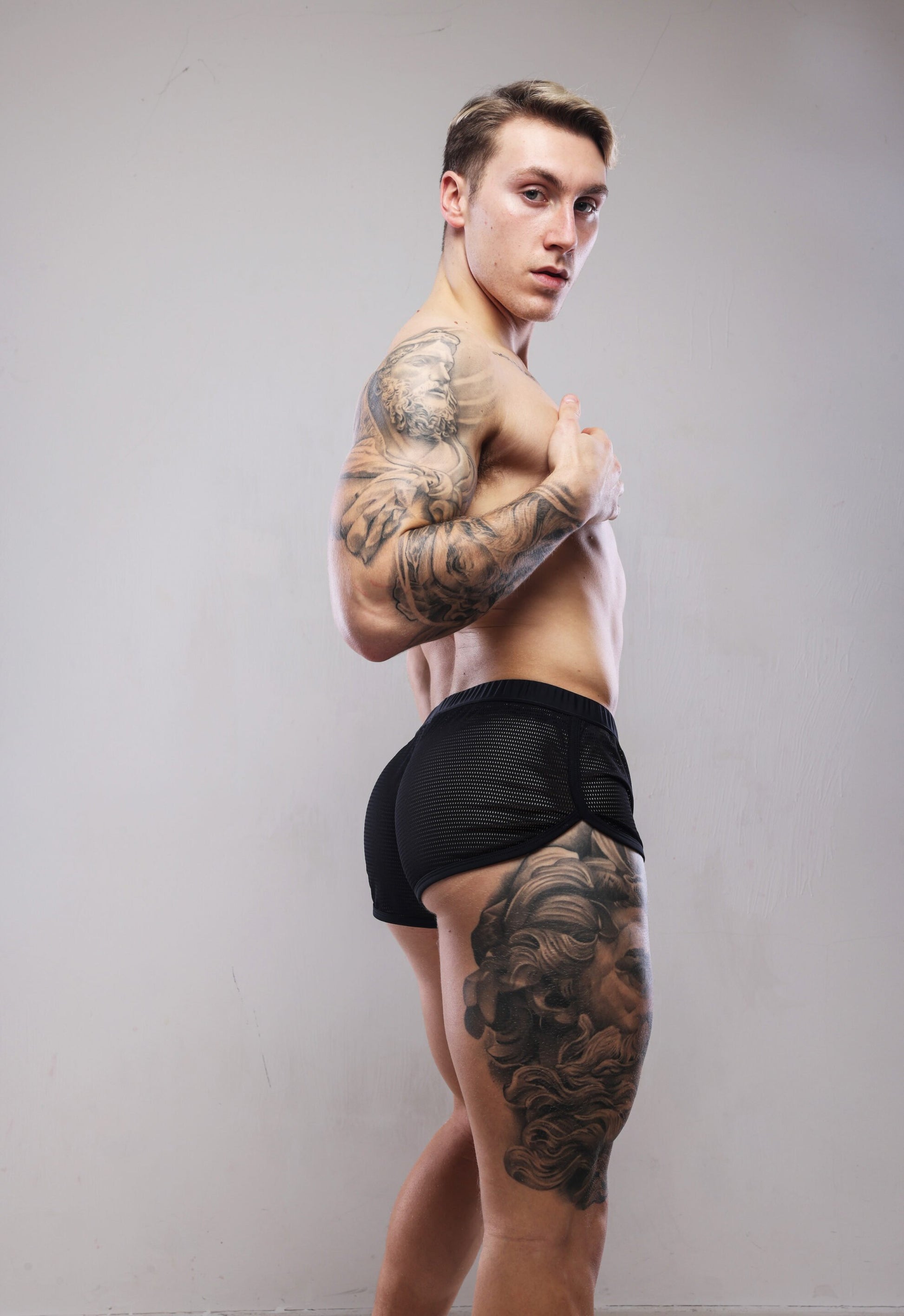 SUKREW Net Shorts Nightlife Black