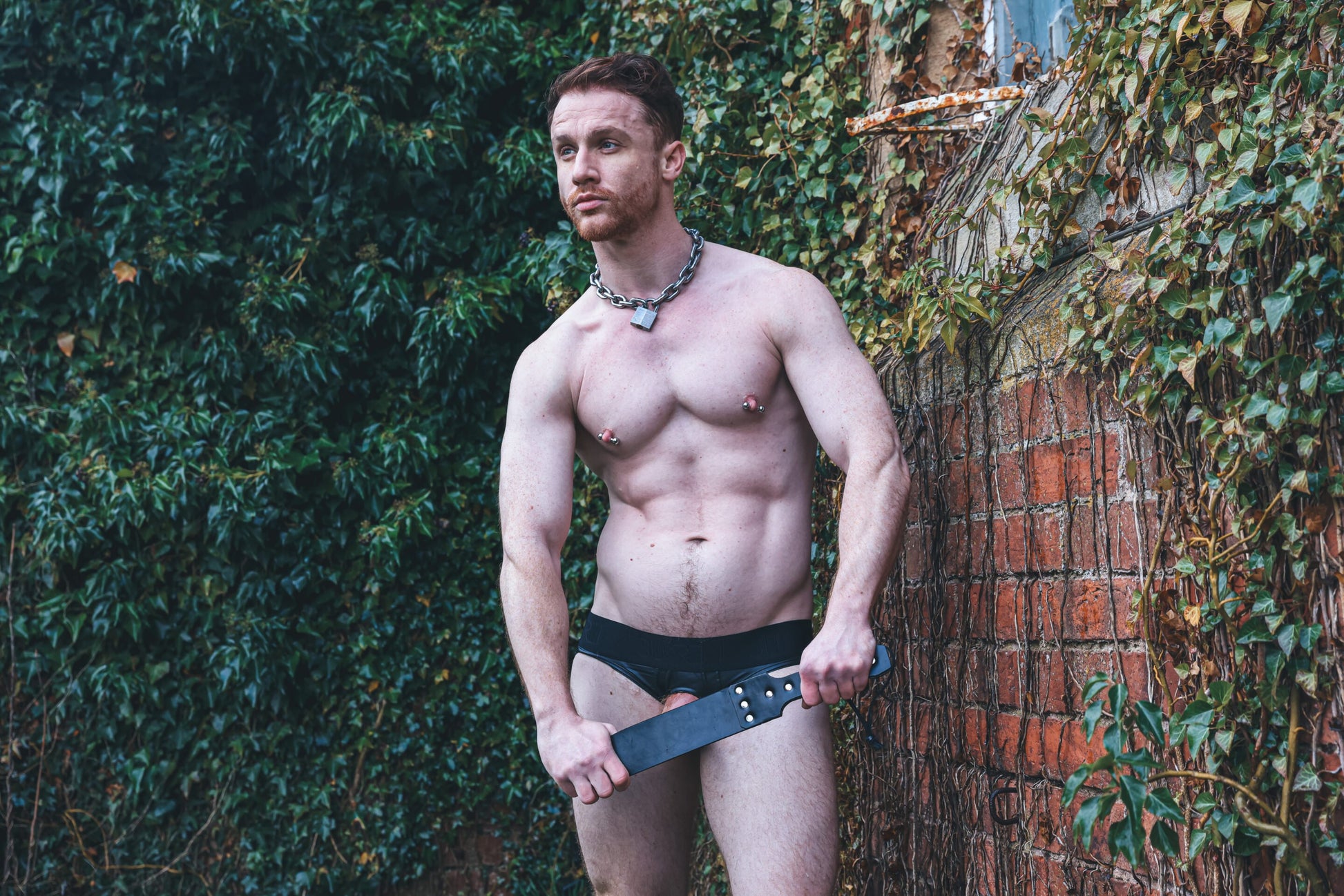 SUKREW Rubber Look U-Style V-Brief Nightlife Black