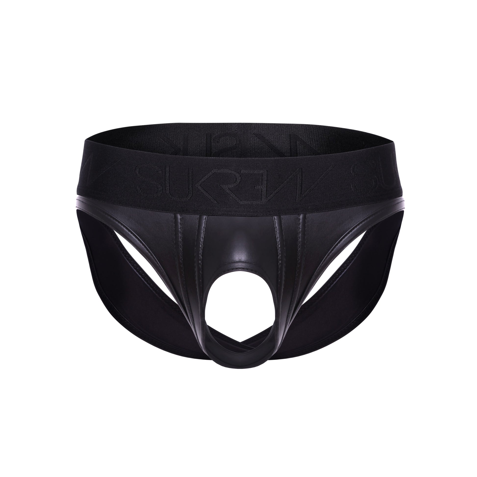 SUKREW Rubber Look U-Style V-Brief Nightlife Black