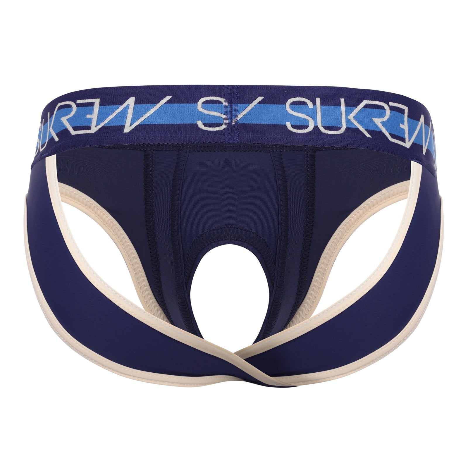 SUKREW U-Style V-Brief Navy/Cream