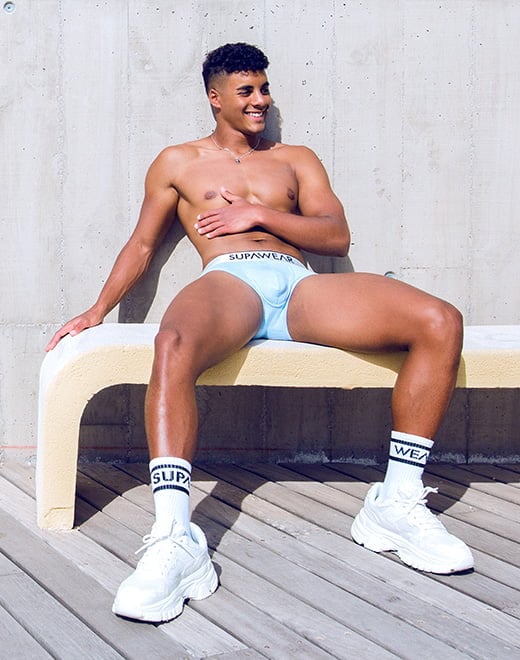 SUPAWEAR HERO Brief Blue