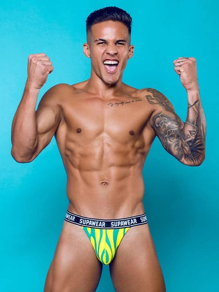 SUPAWEAR POW Jockstrap Yellow Beast