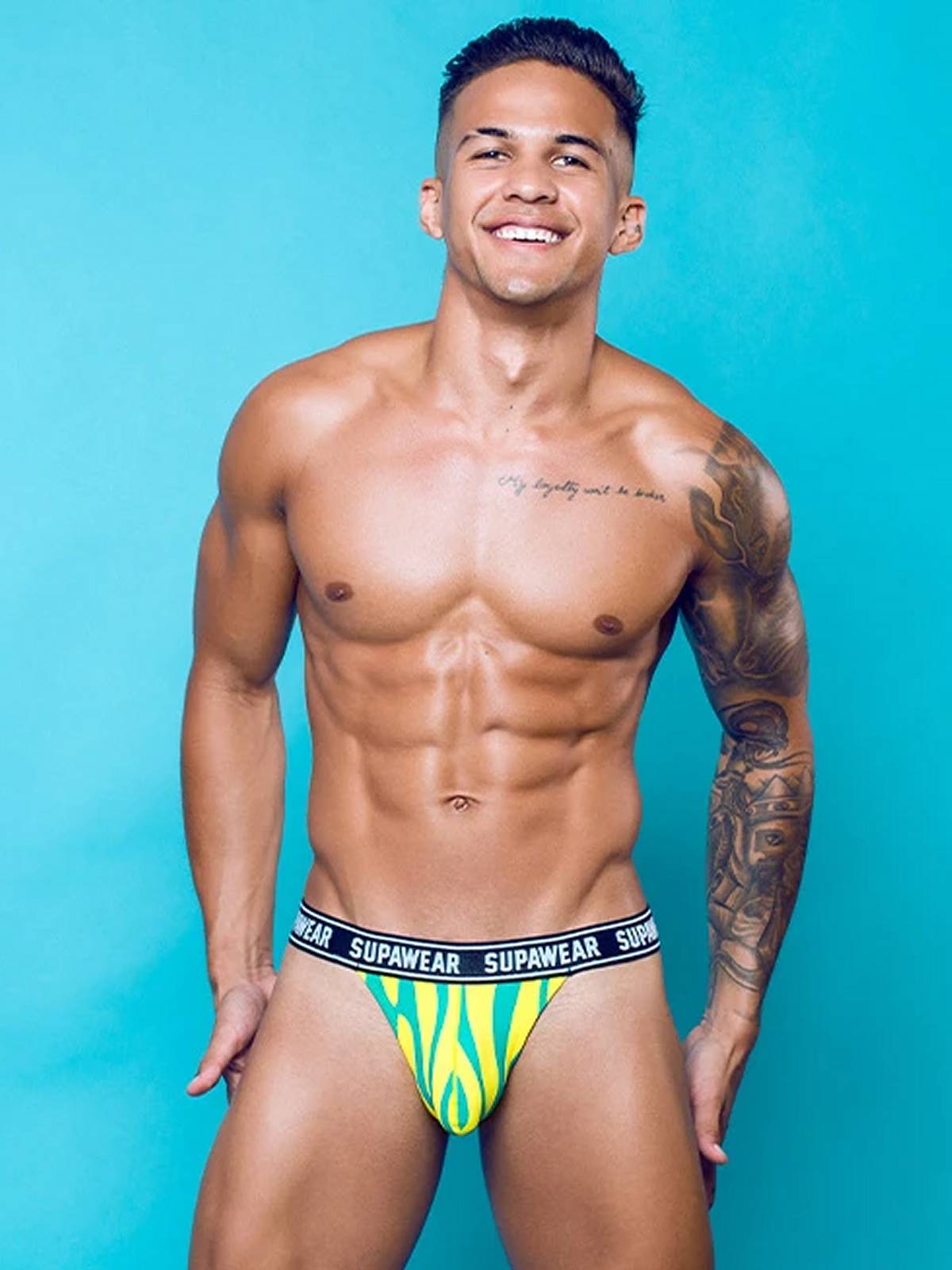 SUPAWEAR POW Jockstrap Yellow Beast