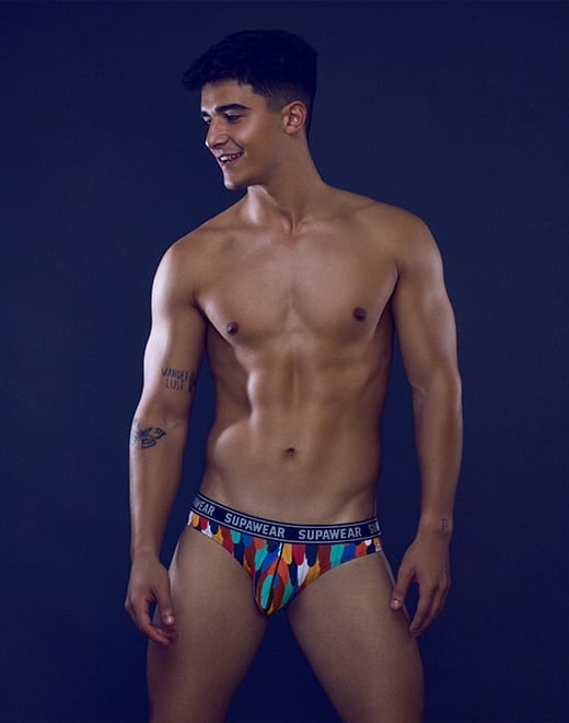 SUPAWEAR POW Brief Rooster