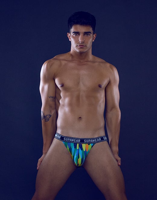 SUPAWEAR POW Jockstrap Peacock