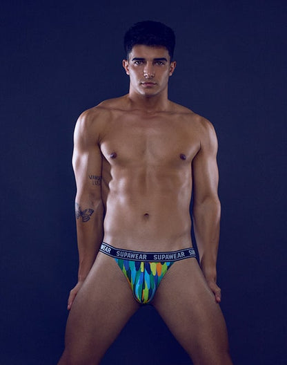 SUPAWEAR POW Jockstrap Peacock