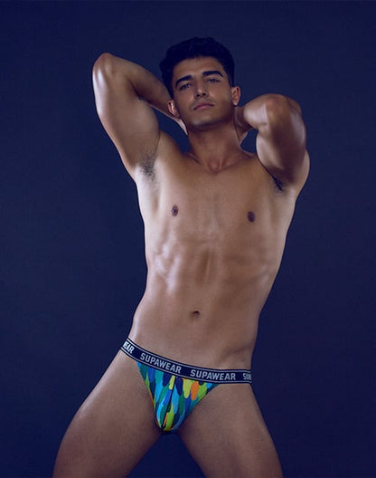 SUPAWEAR POW Jockstrap Peacock
