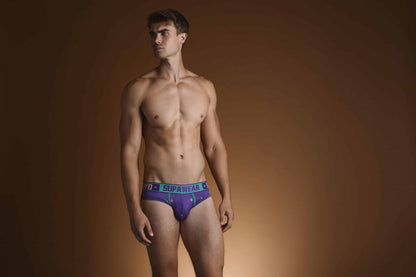 SUPAWEAR Sprint Brief Prickly Purple
