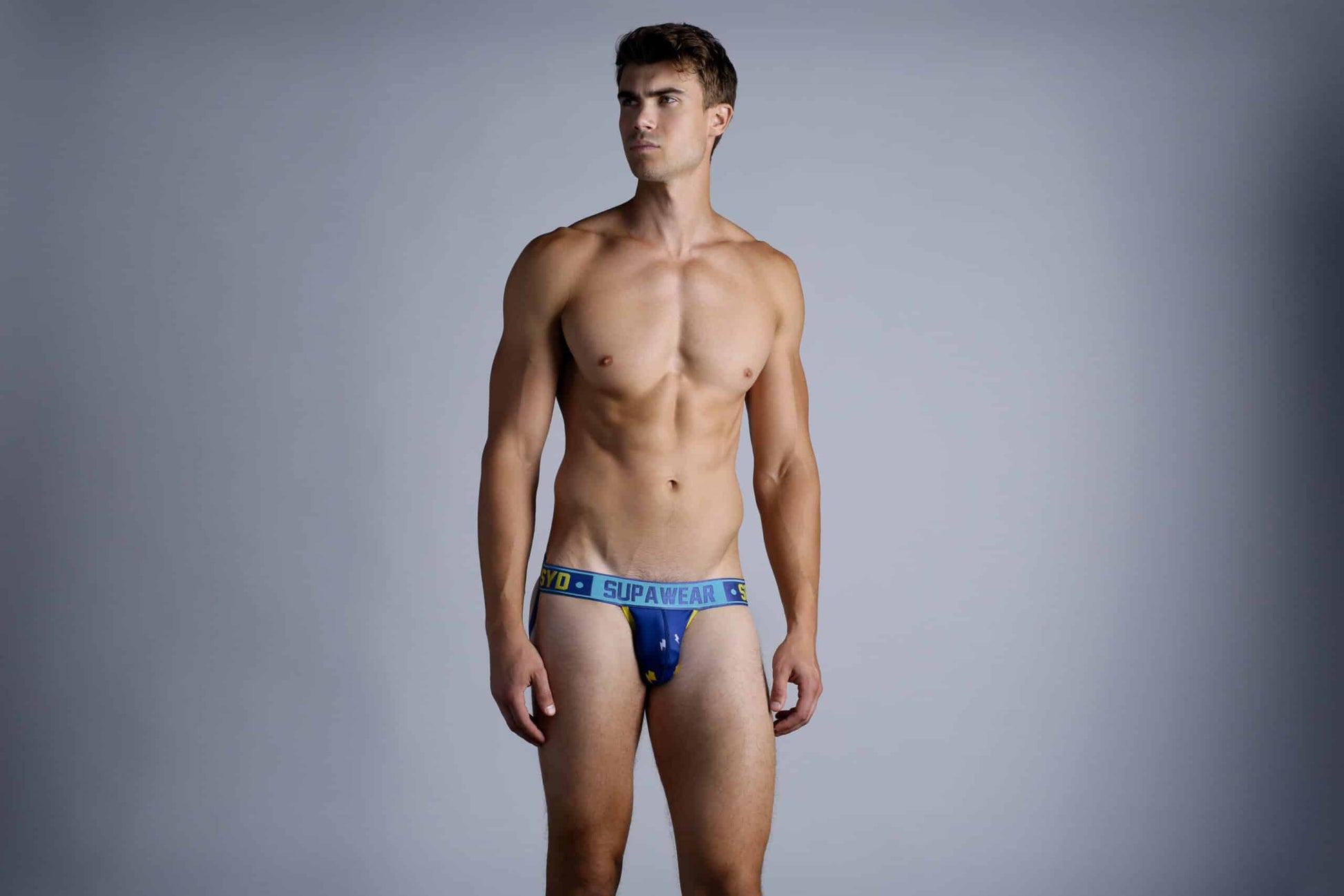 SUPAWEAR Sprint Jockstrap Blue Lightning