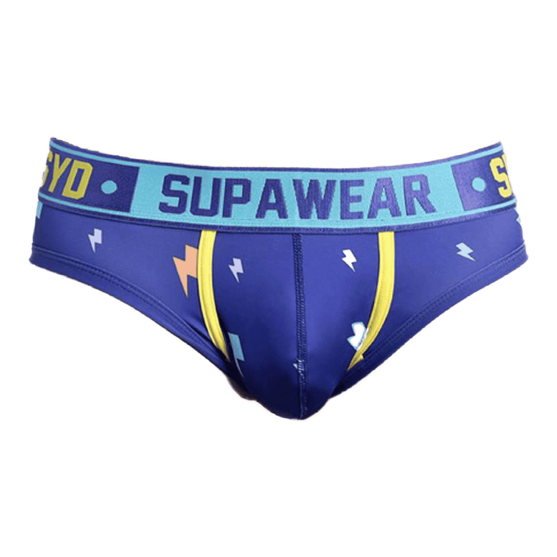 SUPAWEAR Sprint Brief Blue Lightning