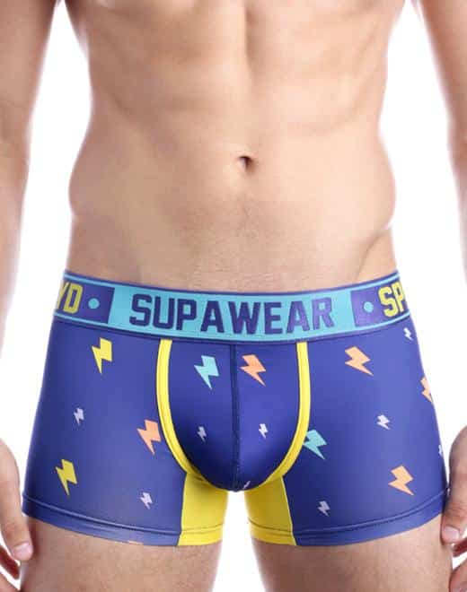 SUPAWEAR Sprint Trunk Blue Lightning