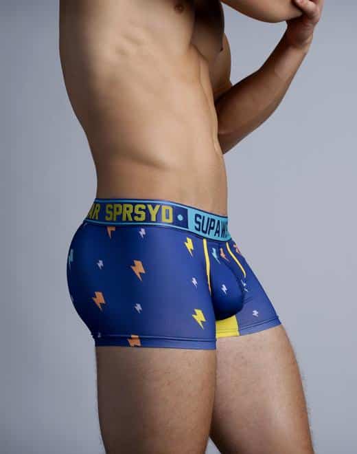 SUPAWEAR Sprint Trunk Blue Lightning